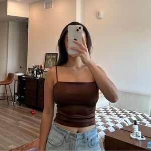 Aritzia Sunday Best Shimmer Camisole S